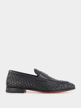 Santoni Gwendal Woven Loafers