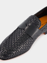 Santoni Gwendal Woven Loafers
