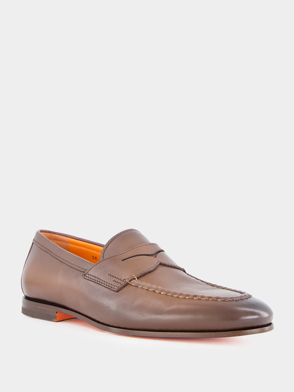 Hand-Polished Leather Penny Loafers