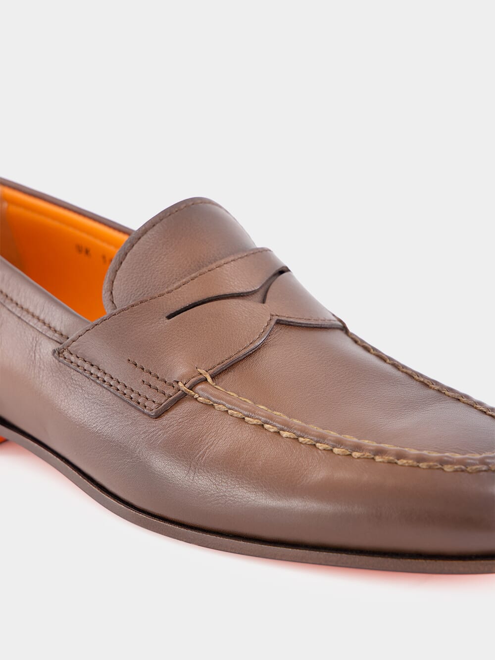 Hand-Polished Leather Penny Loafers