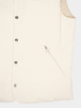 Brunello Cucinelli White Water-Resistant Hooded Vest