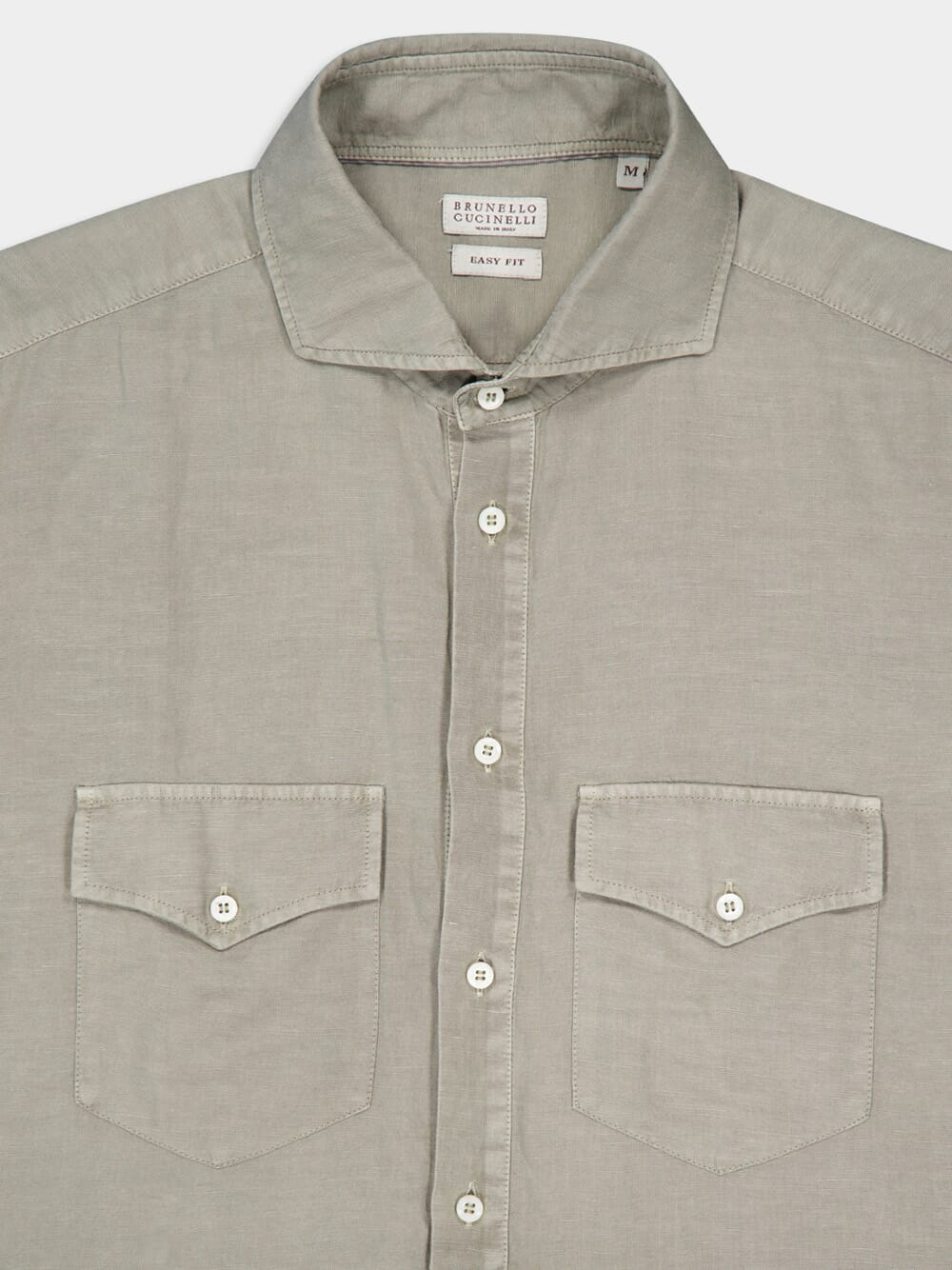 Sage Linen-Cotton Shirt