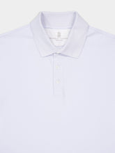 Brunello Cucinelli Light Blue Short-Sleeved Cotton Polo Shirt