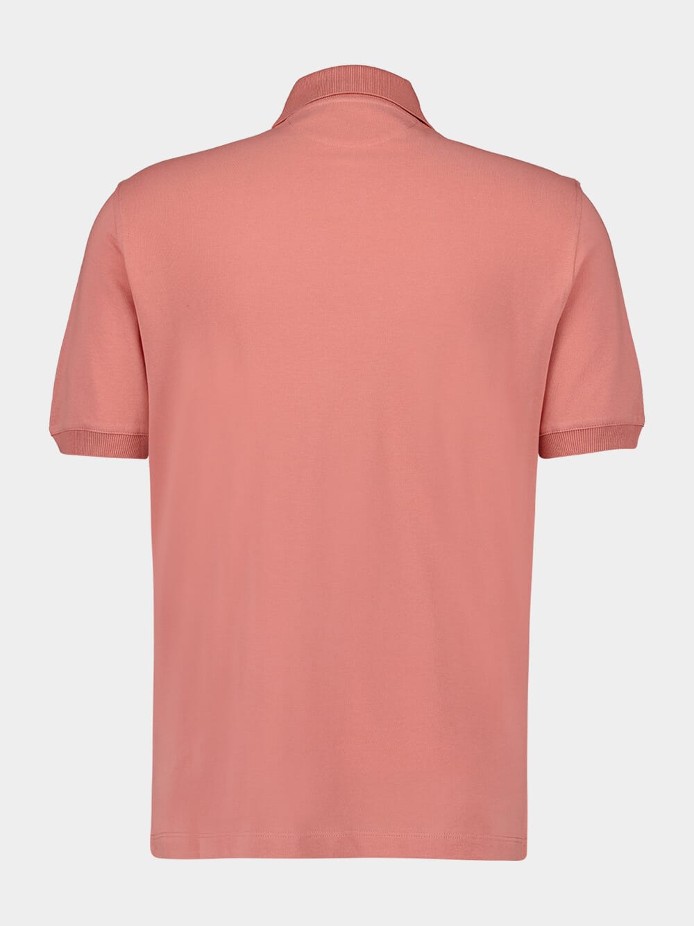 Salmon Pink Short-Sleeved Polo Shirt