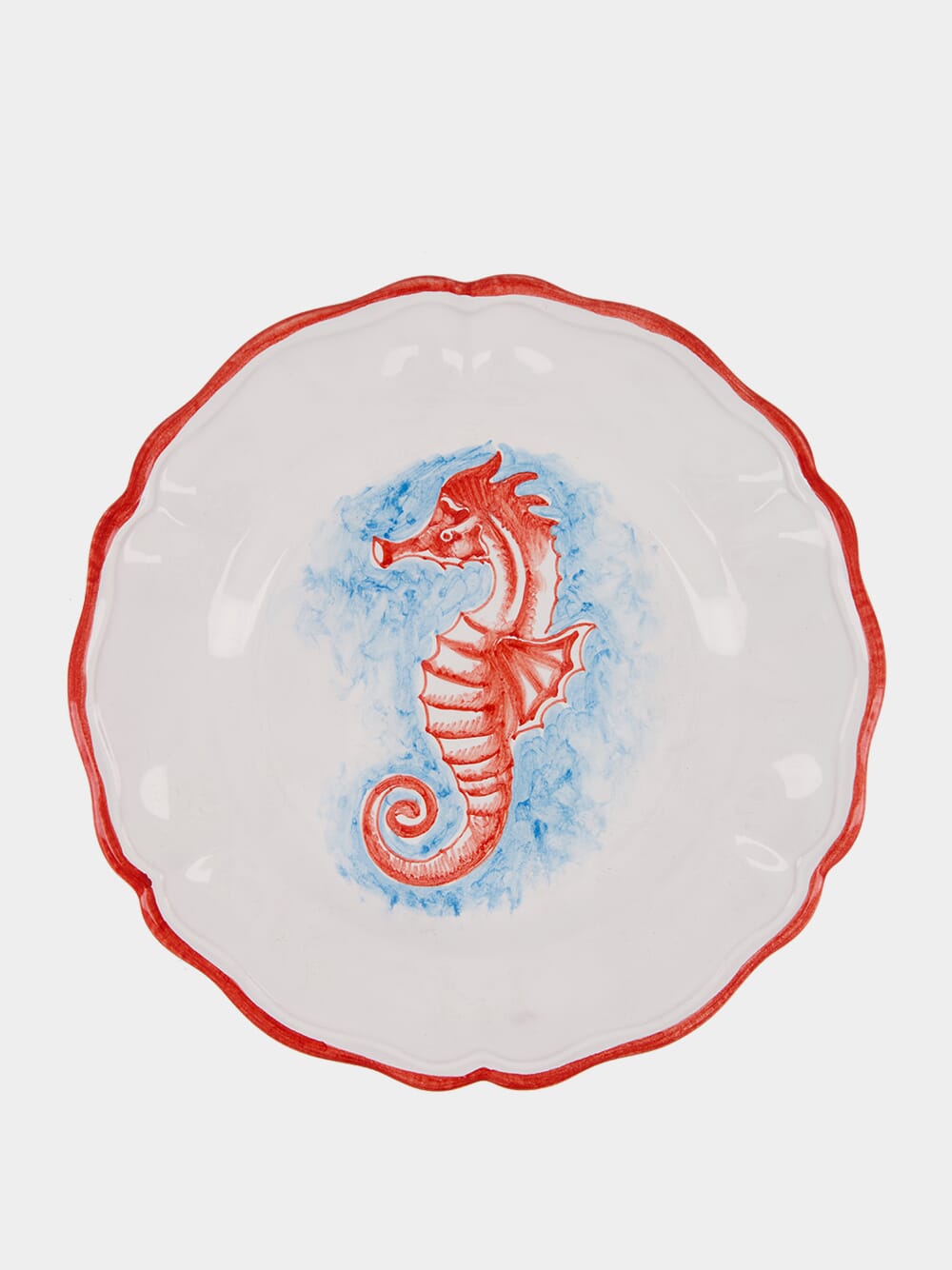 La Menagerie D'ete Seahorse Dinner plate