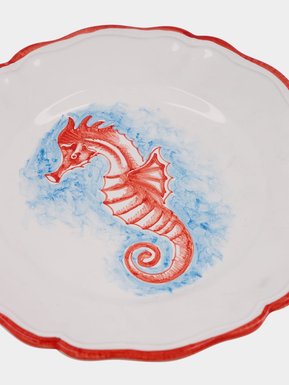 La Menagerie D'ete Seahorse Dinner plate