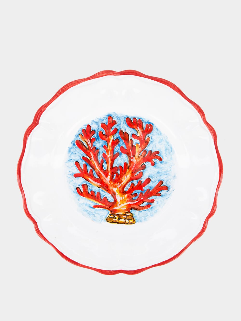 La Menagerie D'ete Coral Dinner Plate