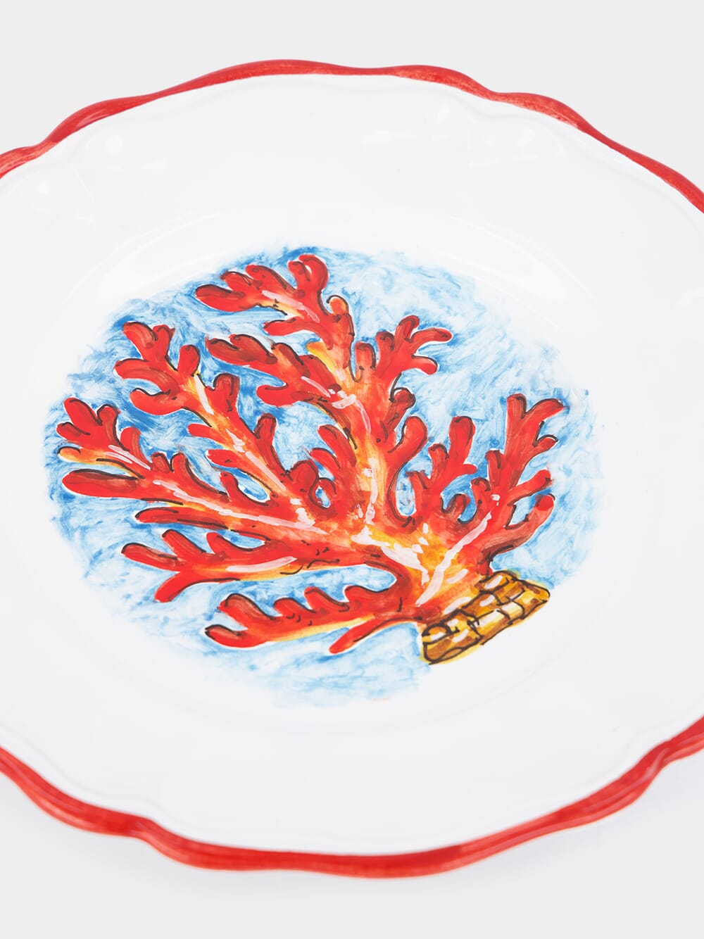 La Menagerie D'ete Coral Dinner Plate