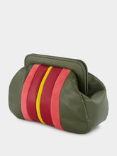 Paula Medine Duffel Bag Leather and Suede Clutch