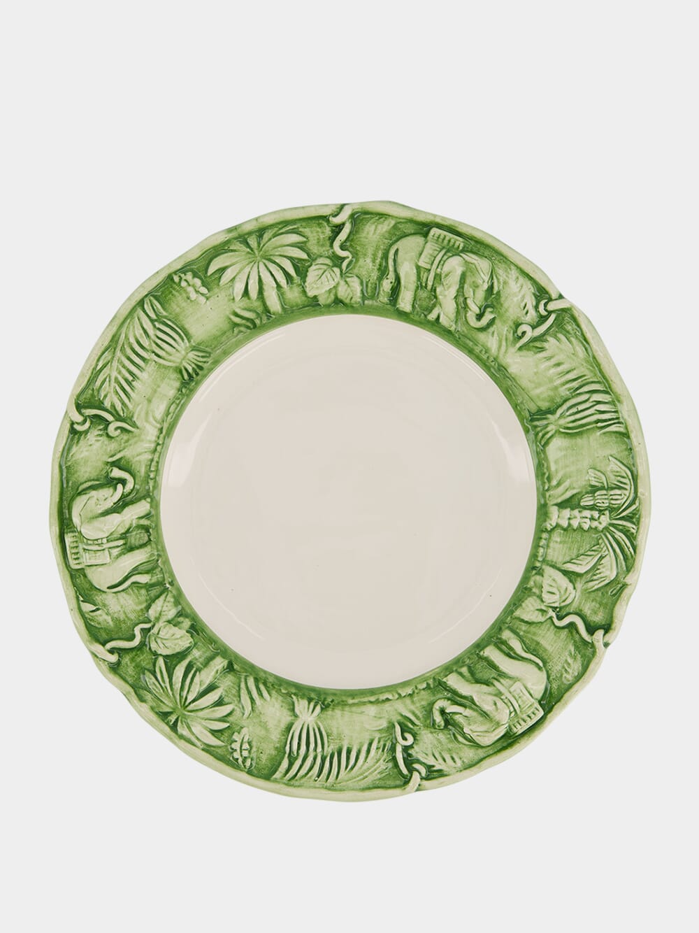 Handpainted Jungle Dinner Plate