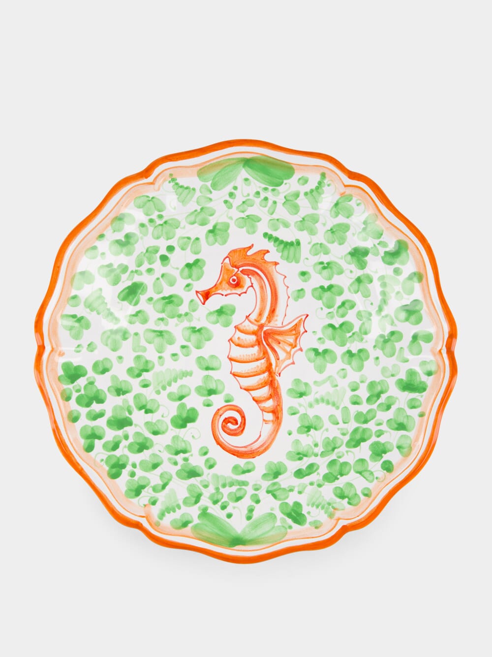 La Menagerie D'ete Seahorse Dinner Plate