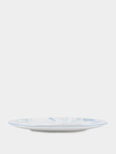 Les Ottomans La Menagerie Ottomane Leopard Dinner Plate in Blue