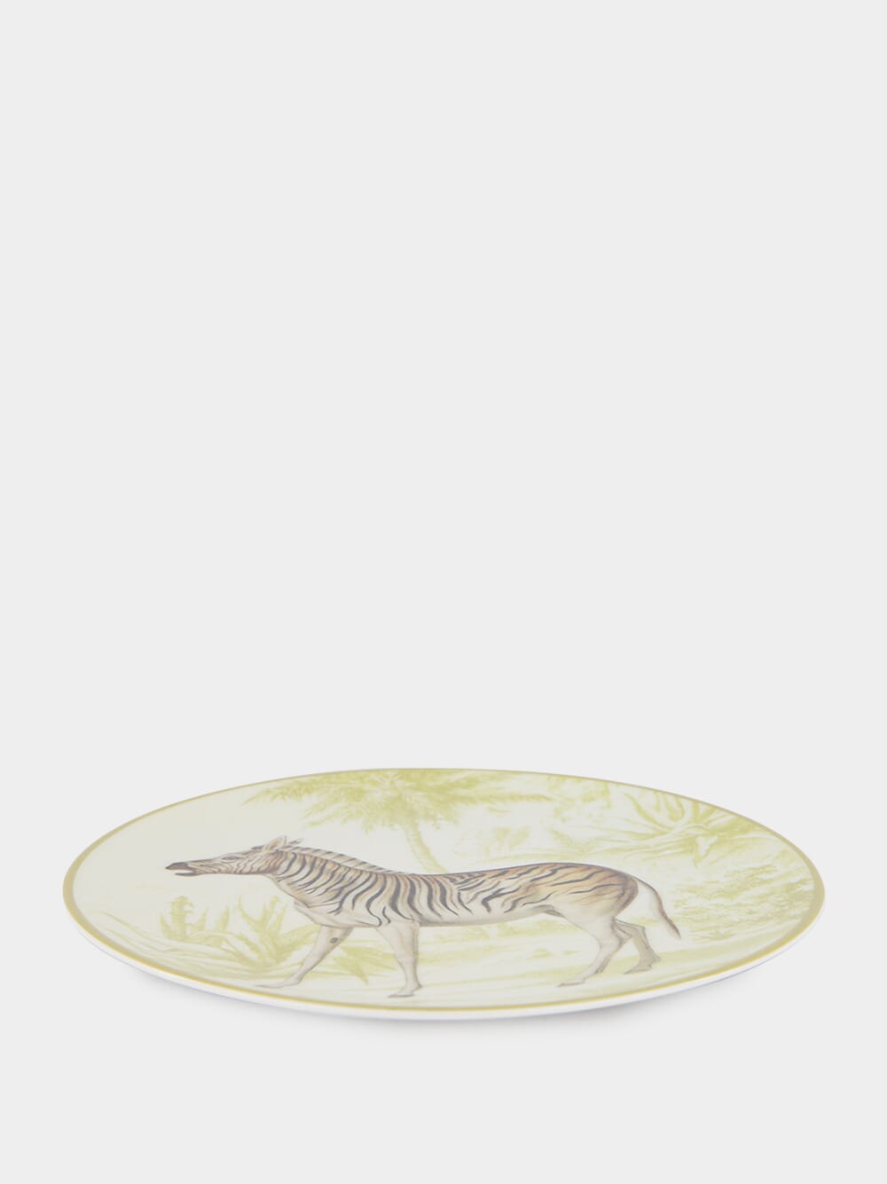 La Menagerie Ottomane Zebra dessert plate