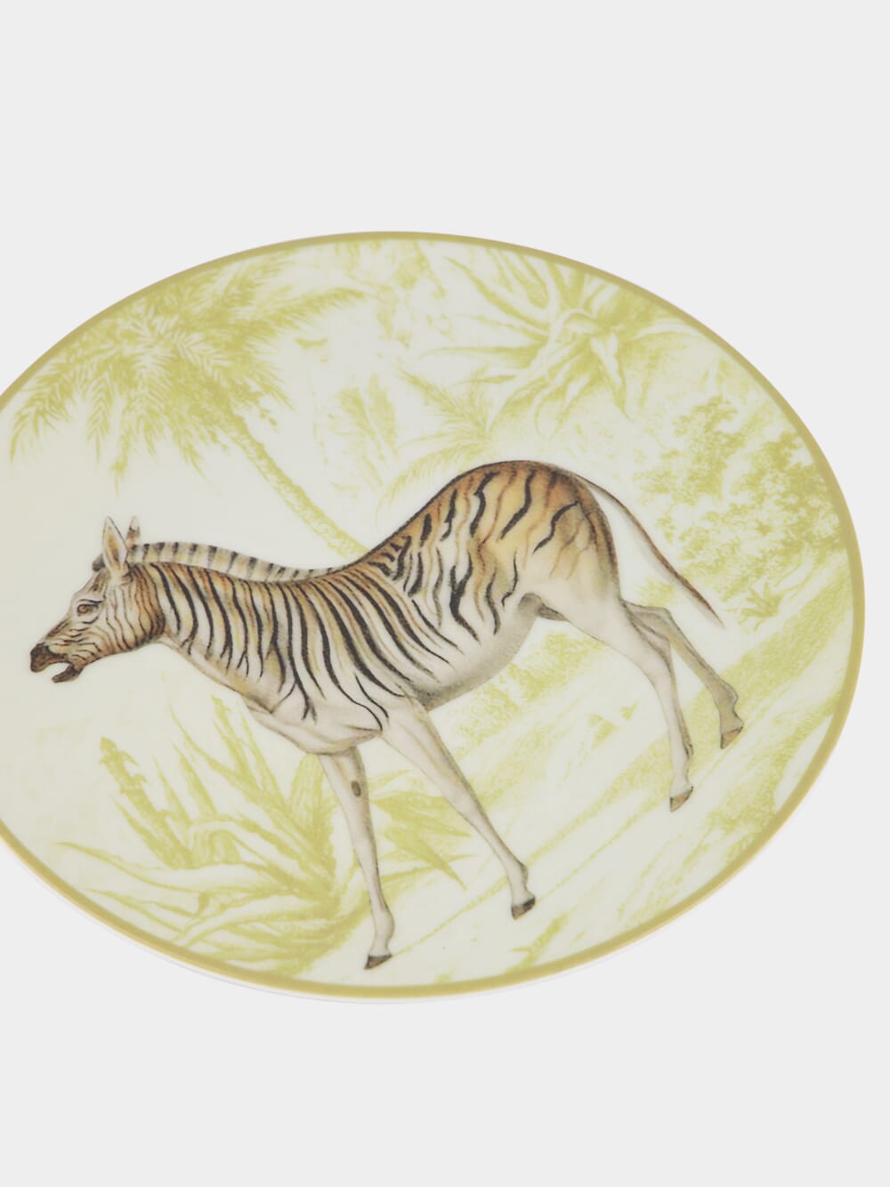 La Menagerie Ottomane Zebra dessert plate