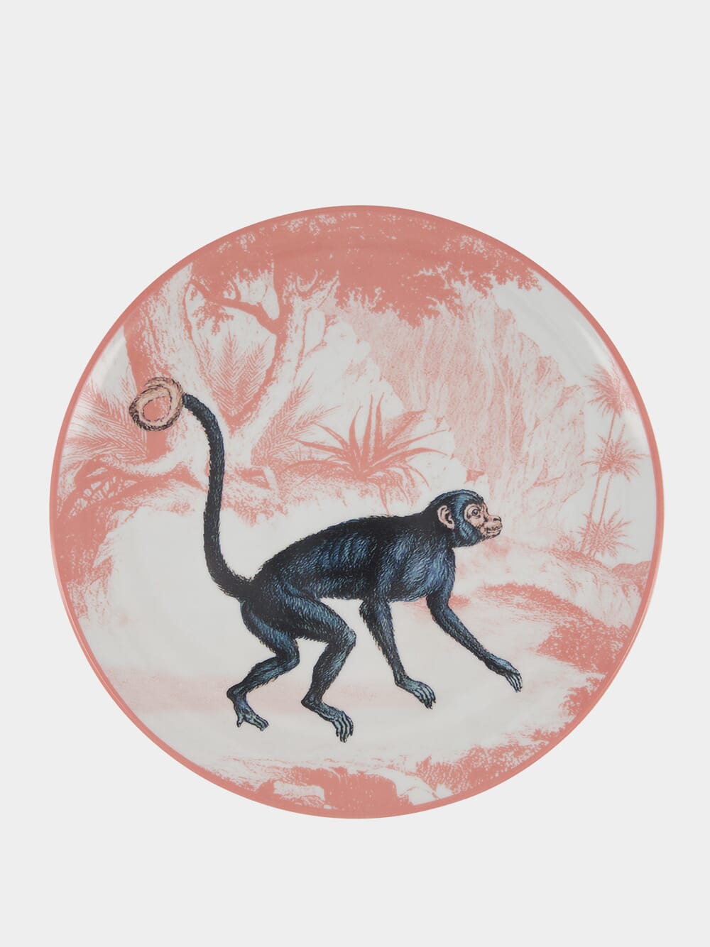 La Menagerie Ottomane Monkey Dinner plate