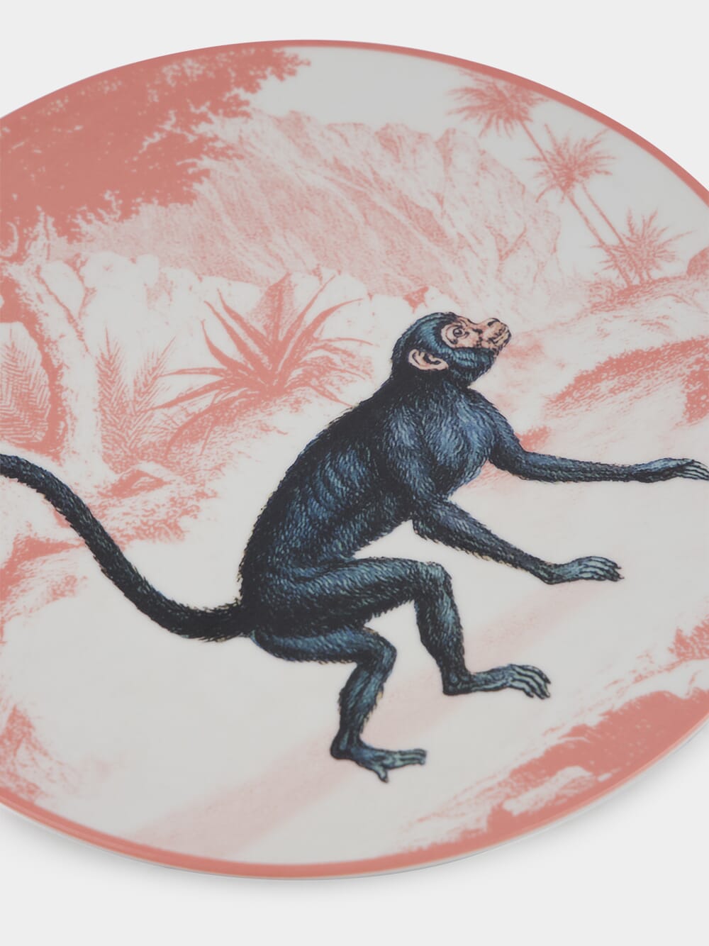 La Menagerie Ottomane Monkey Dinner plate