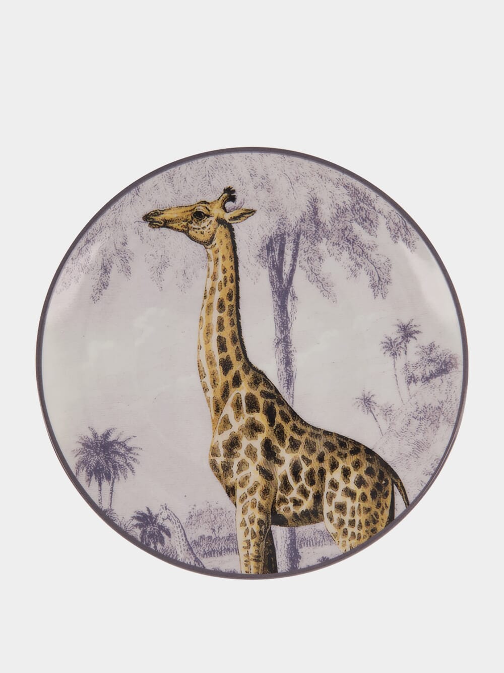 La Menagerie Ottomane Giraffe dessert plate