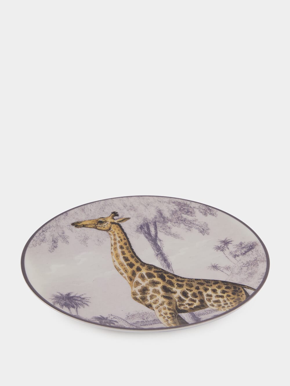 La Menagerie Ottomane Giraffe dessert plate