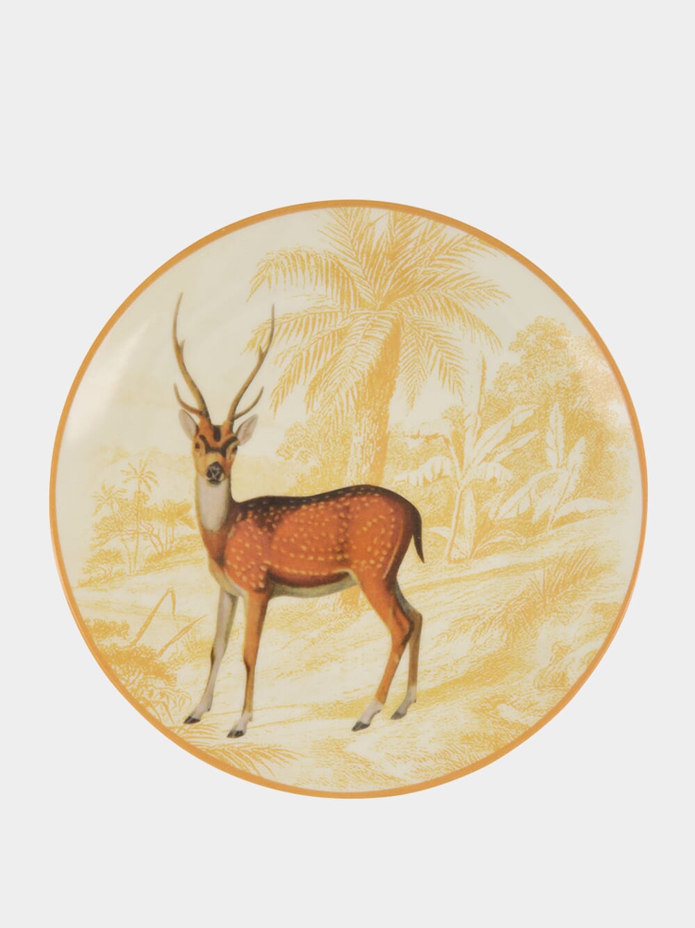 La Menagerie Ottomane Deer dinner plate