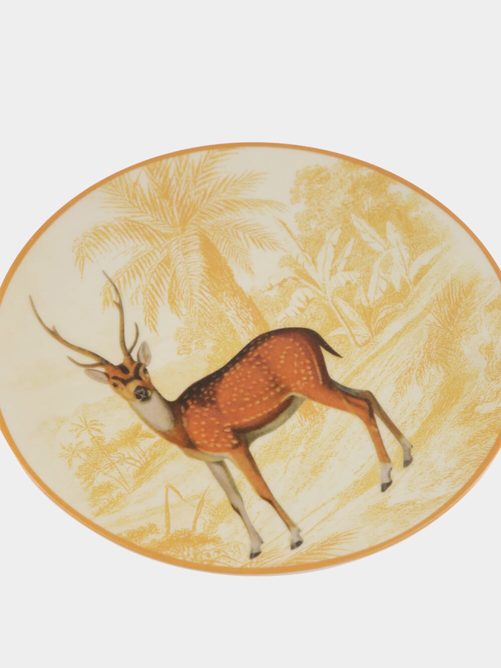 La Menagerie Ottomane Deer Dessert Plate