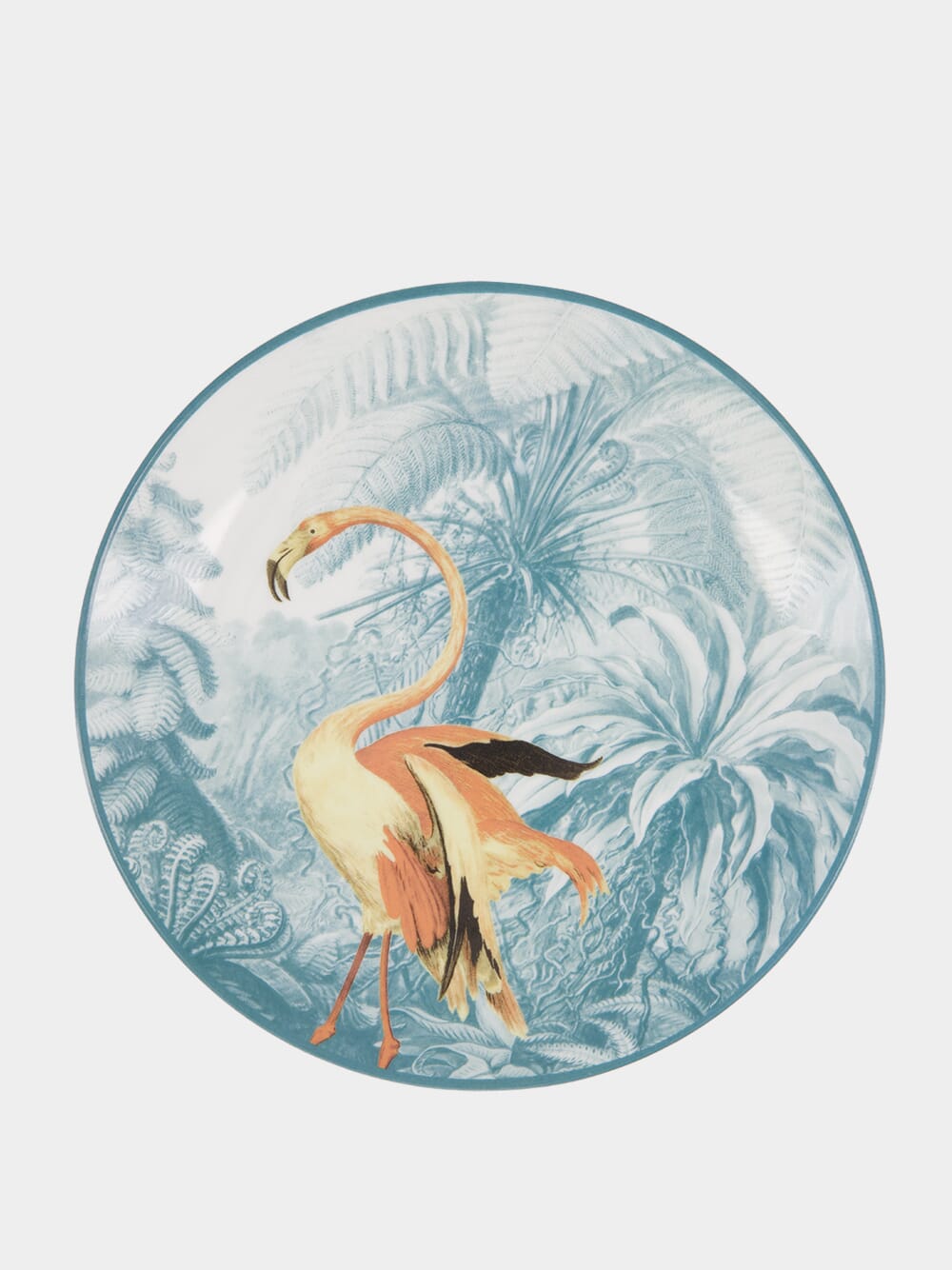 La Menagerie Ottomane Flamingo dessert plate