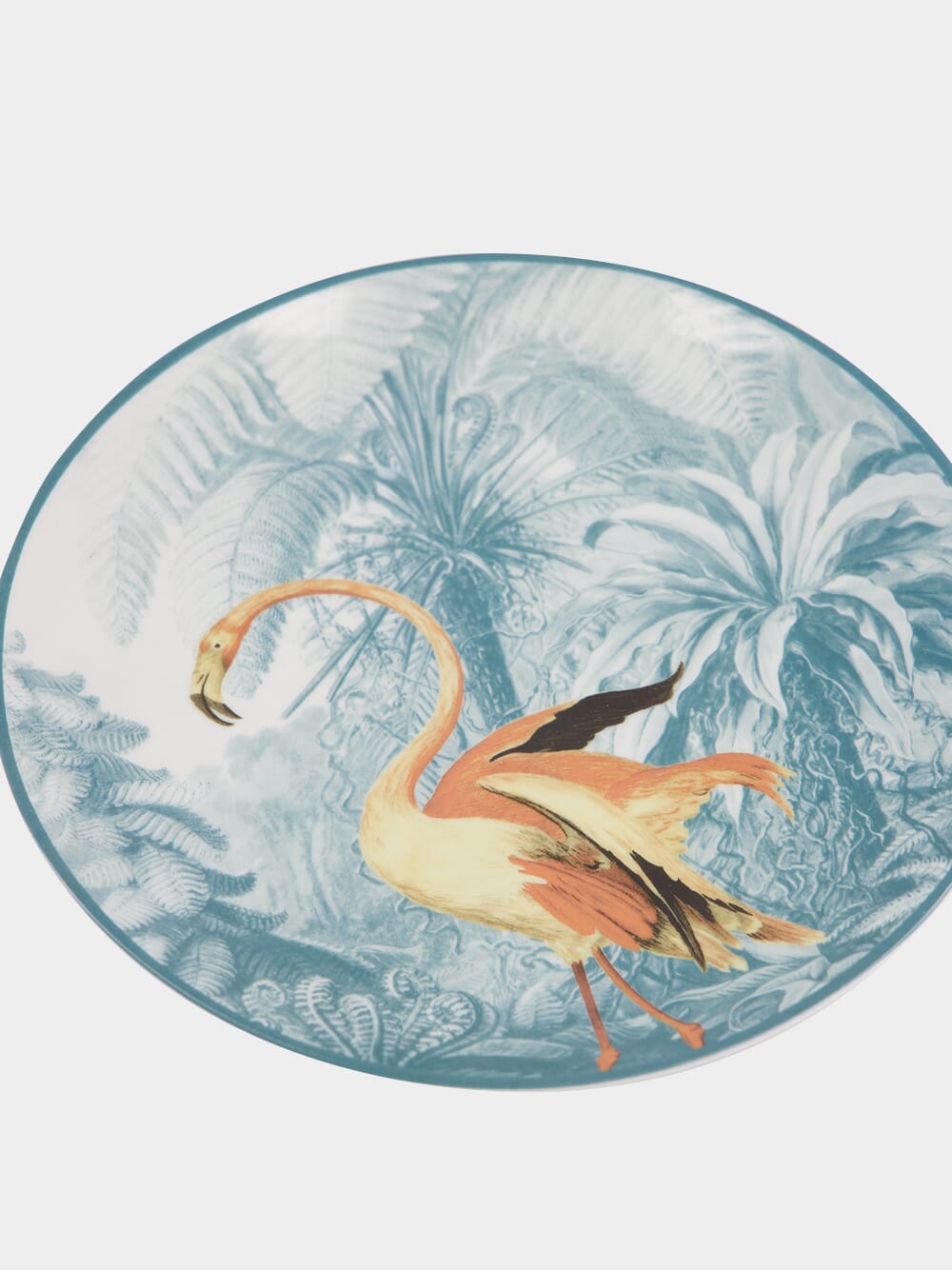 La Menagerie Ottomane Flamingo dessert plate