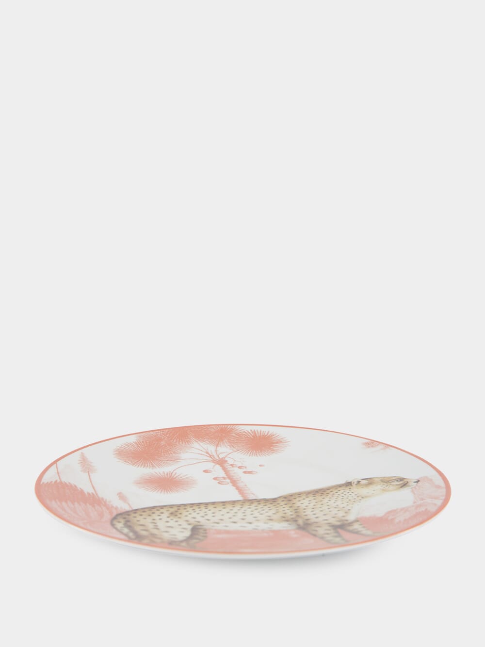 La Menagerie Ottomane Leopard Dinner Plate