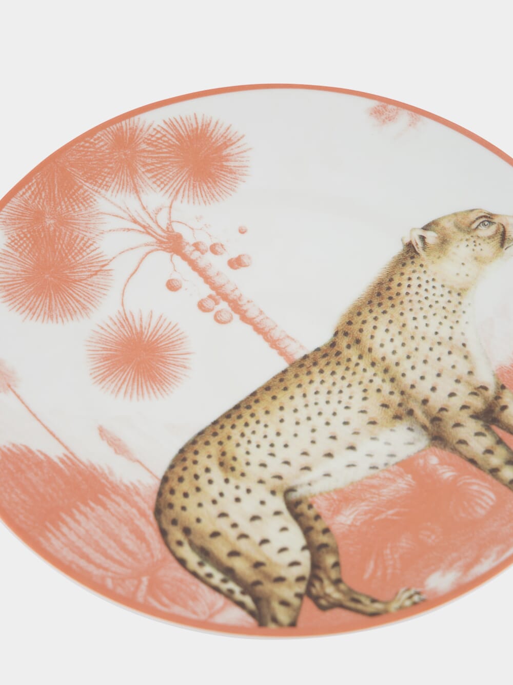 La Menagerie Ottomane Leopard Dinner Plate