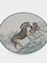 Les Ottomans La Menagerie Ottomane Zebra dessert plate