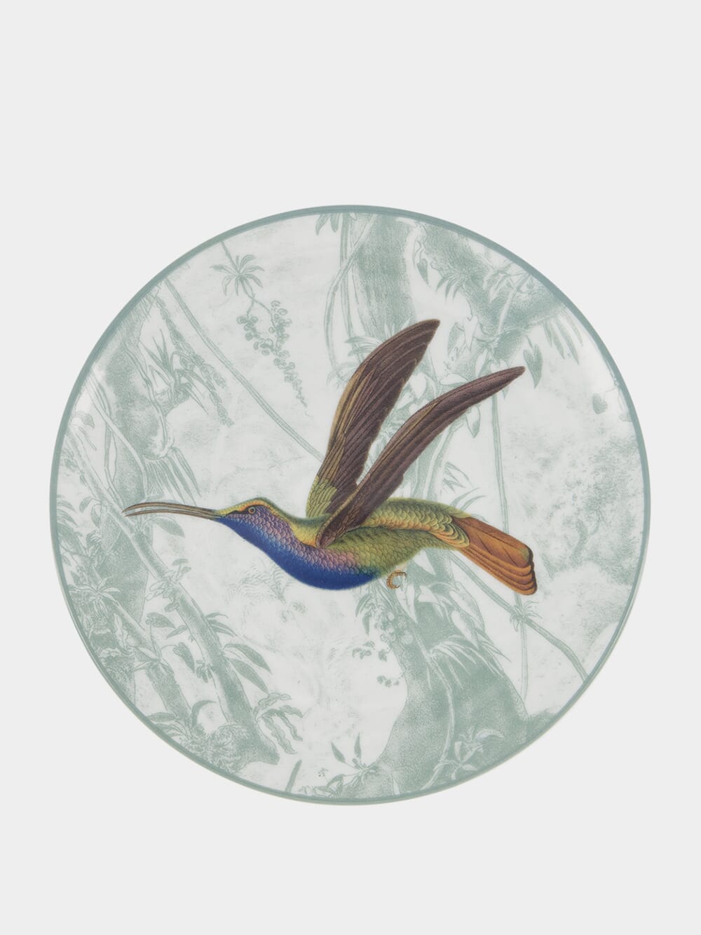 La Menagerie Ottomane Hummingbird Dessert plate