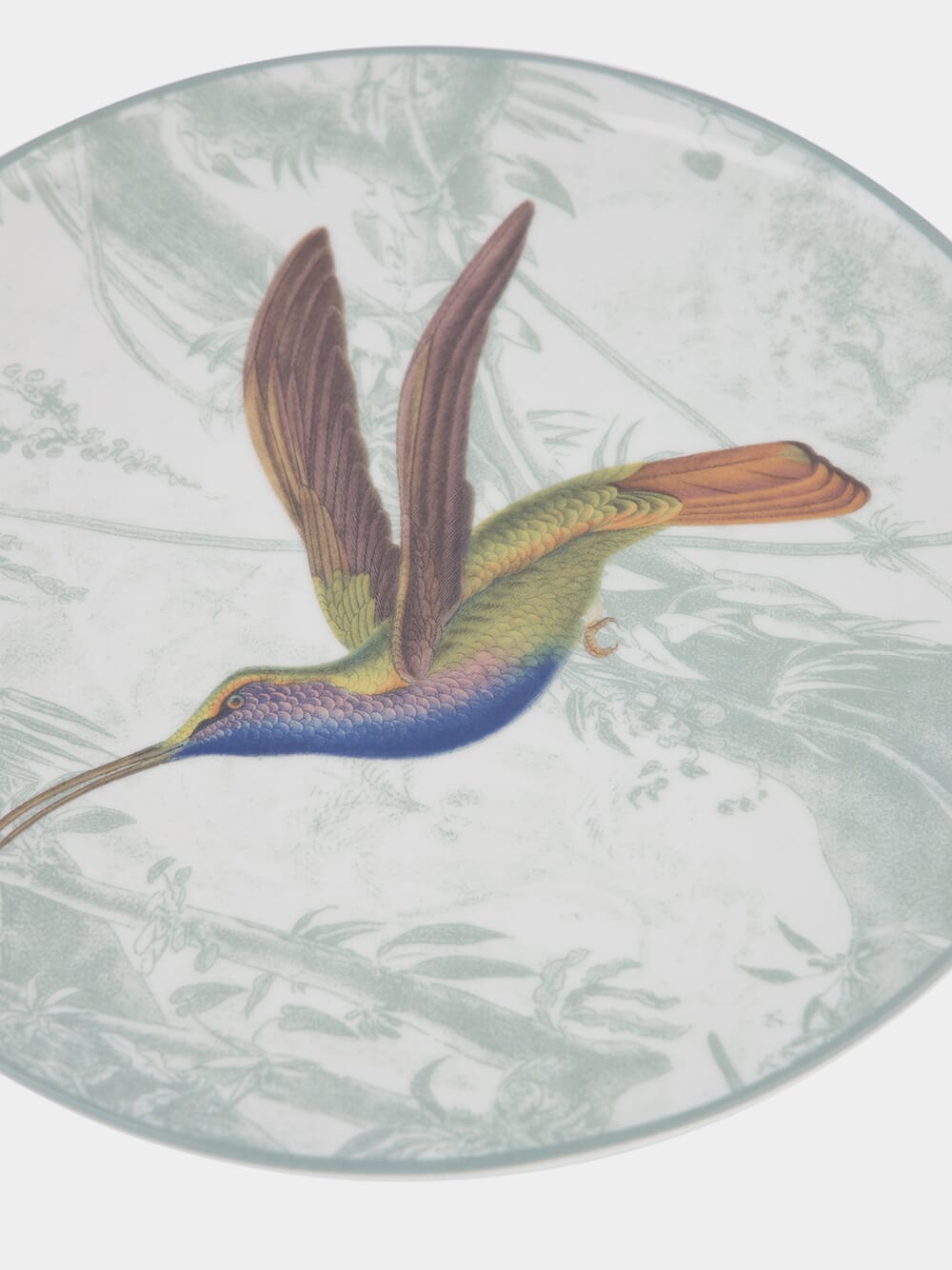 La Menagerie Ottomane Hummingbird Dinner plate