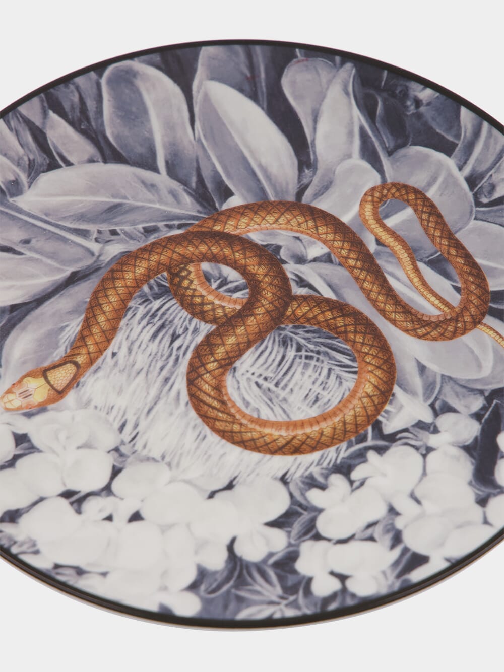 La Menagerie Ottomane Snake dinner plate