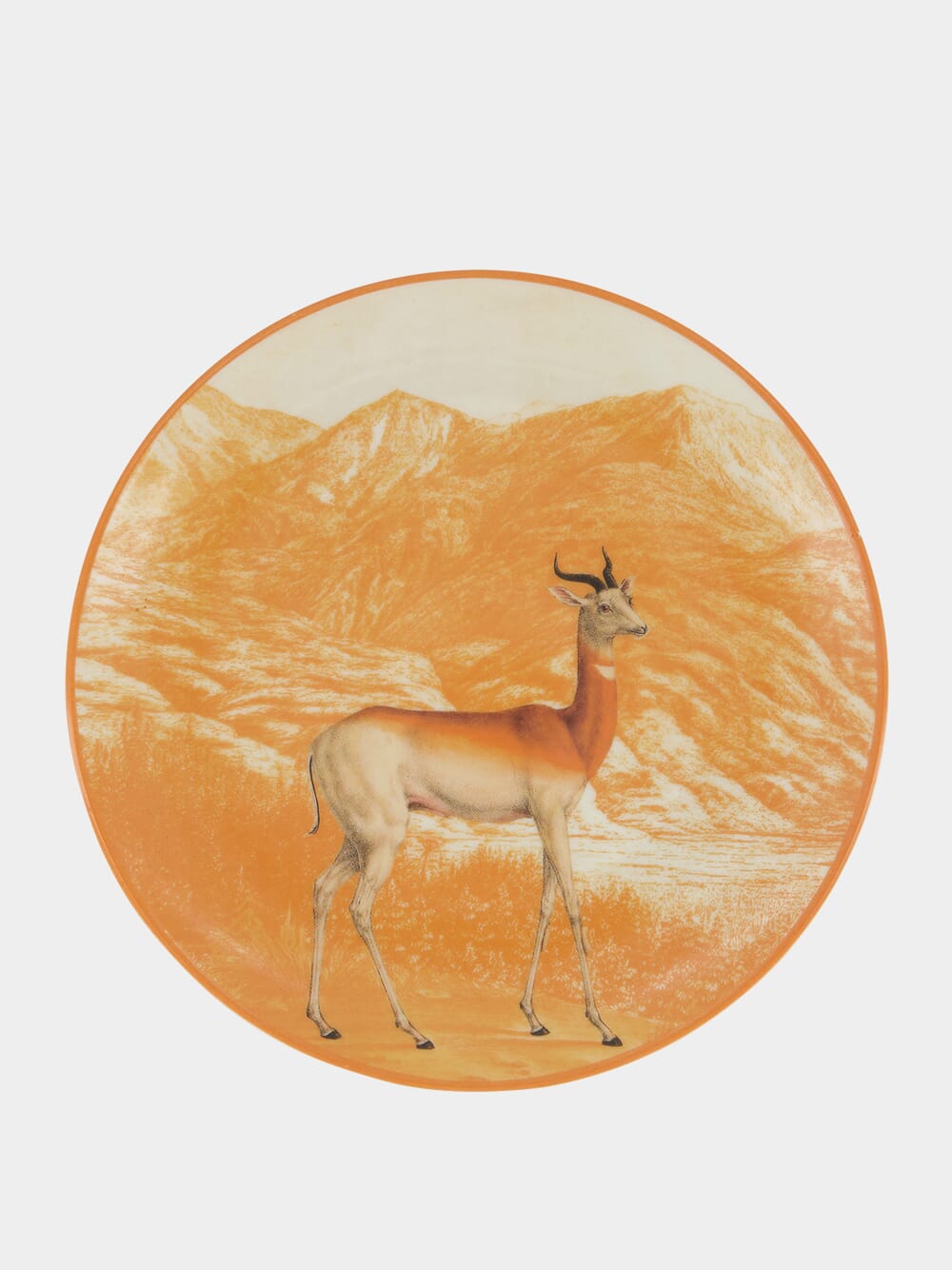 La Menagerie Ottomane Gazelle Dessert Plate