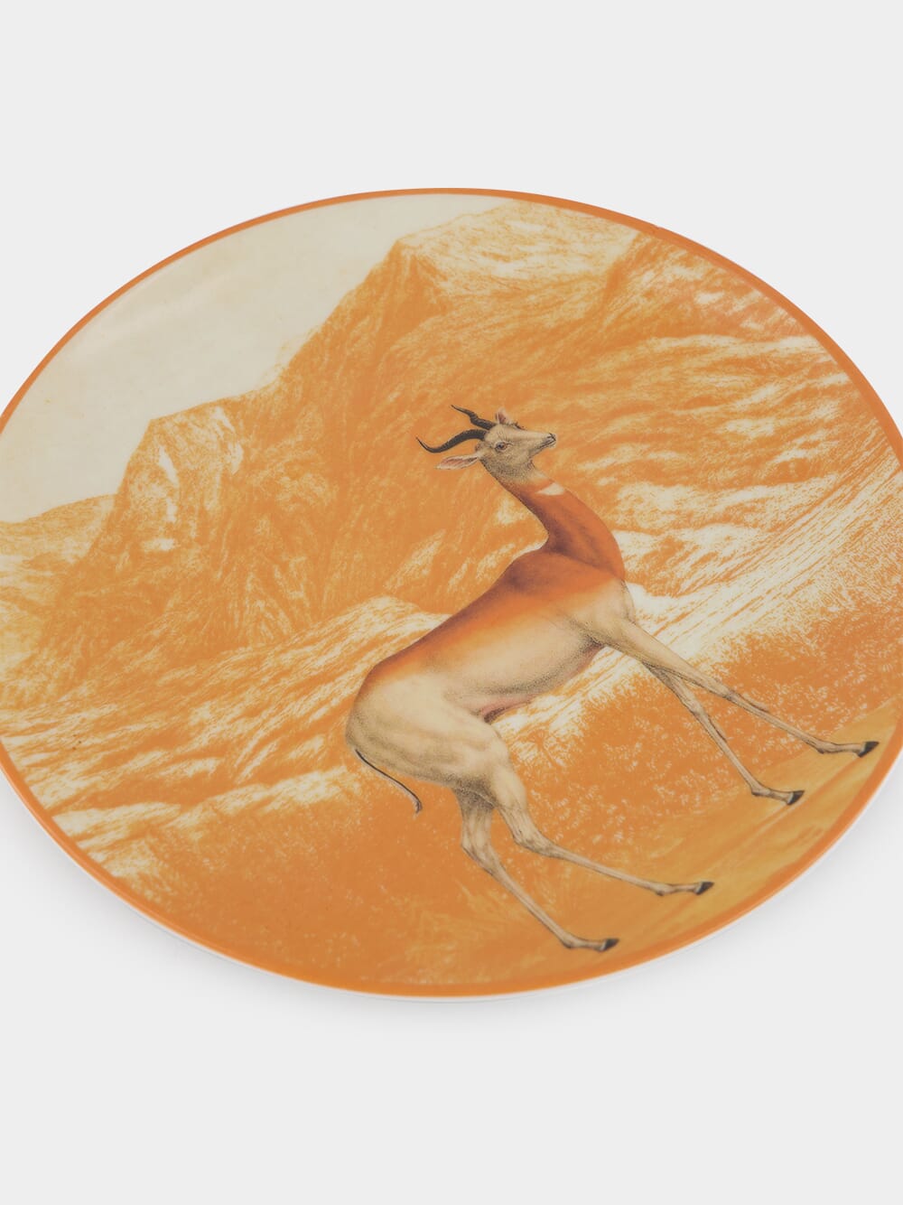 La Menagerie Ottomane Gazelle Dessert Plate