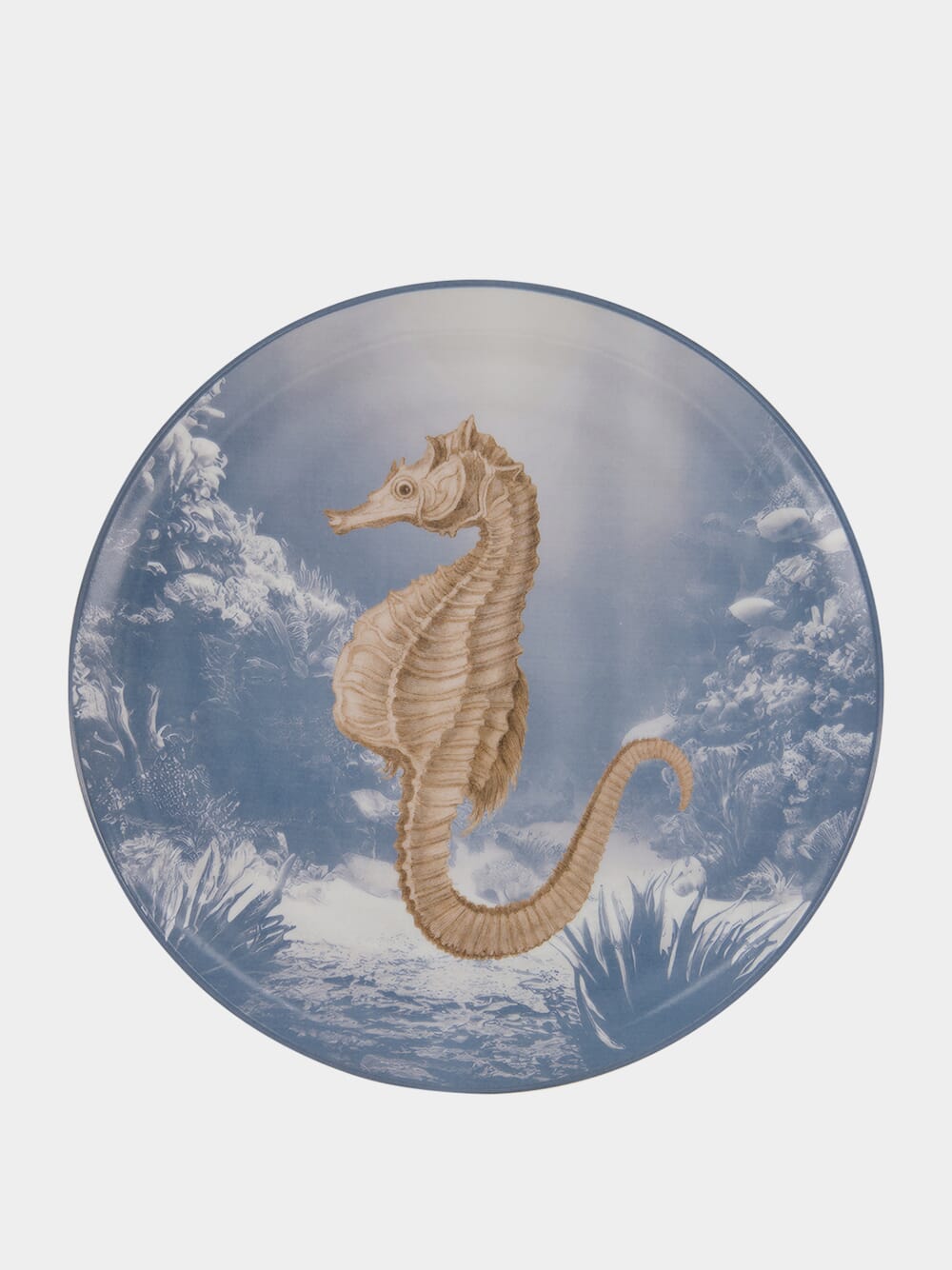 La Menagerie Ottoman Seahorse Dinner Plate