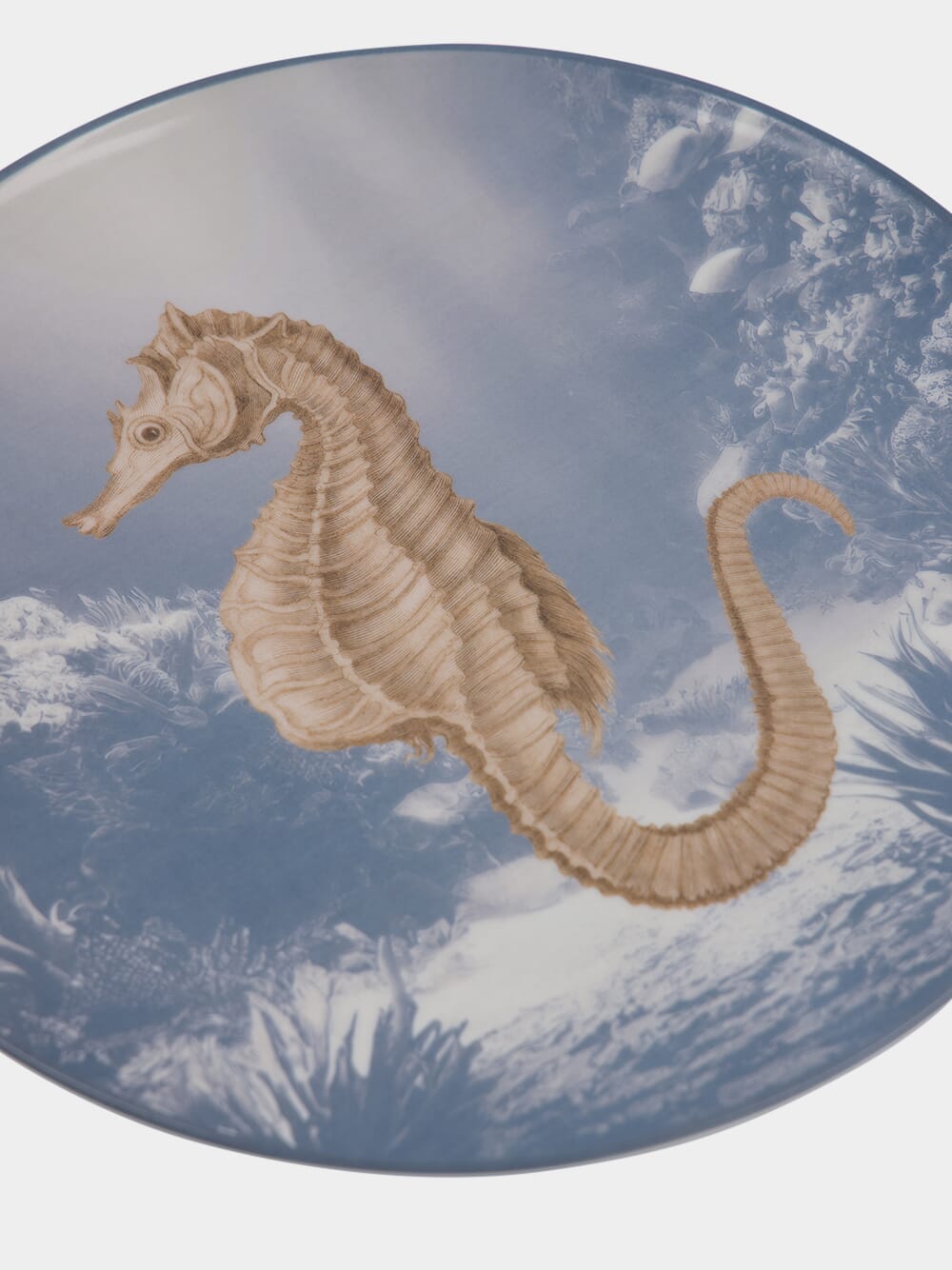 La Menagerie Ottoman Seahorse Dinner Plate