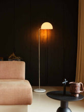DCWéditions Yellow Mezzaluna Floor Lamp