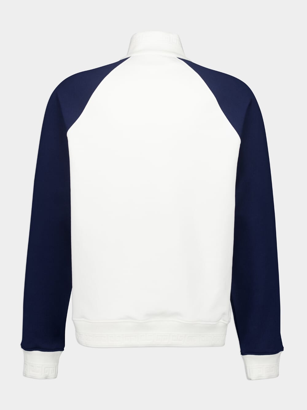 Color-Block Zipped Neck Sweatshirt