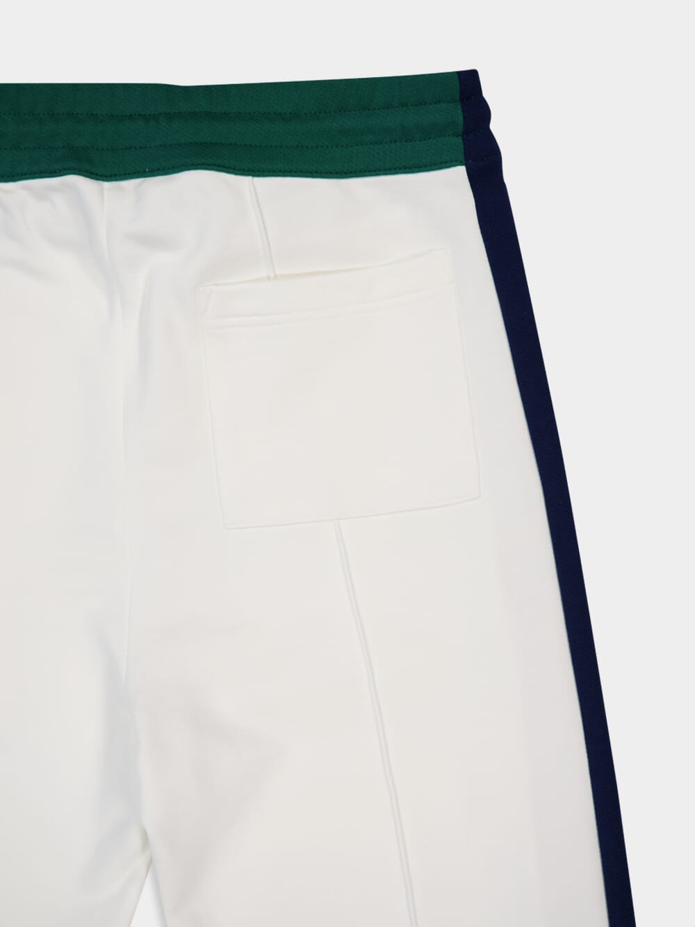 Color-block Pintuck Jogger Trousers