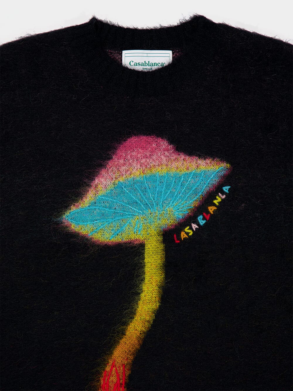 Rainbow Mushroom Mohair Jumper