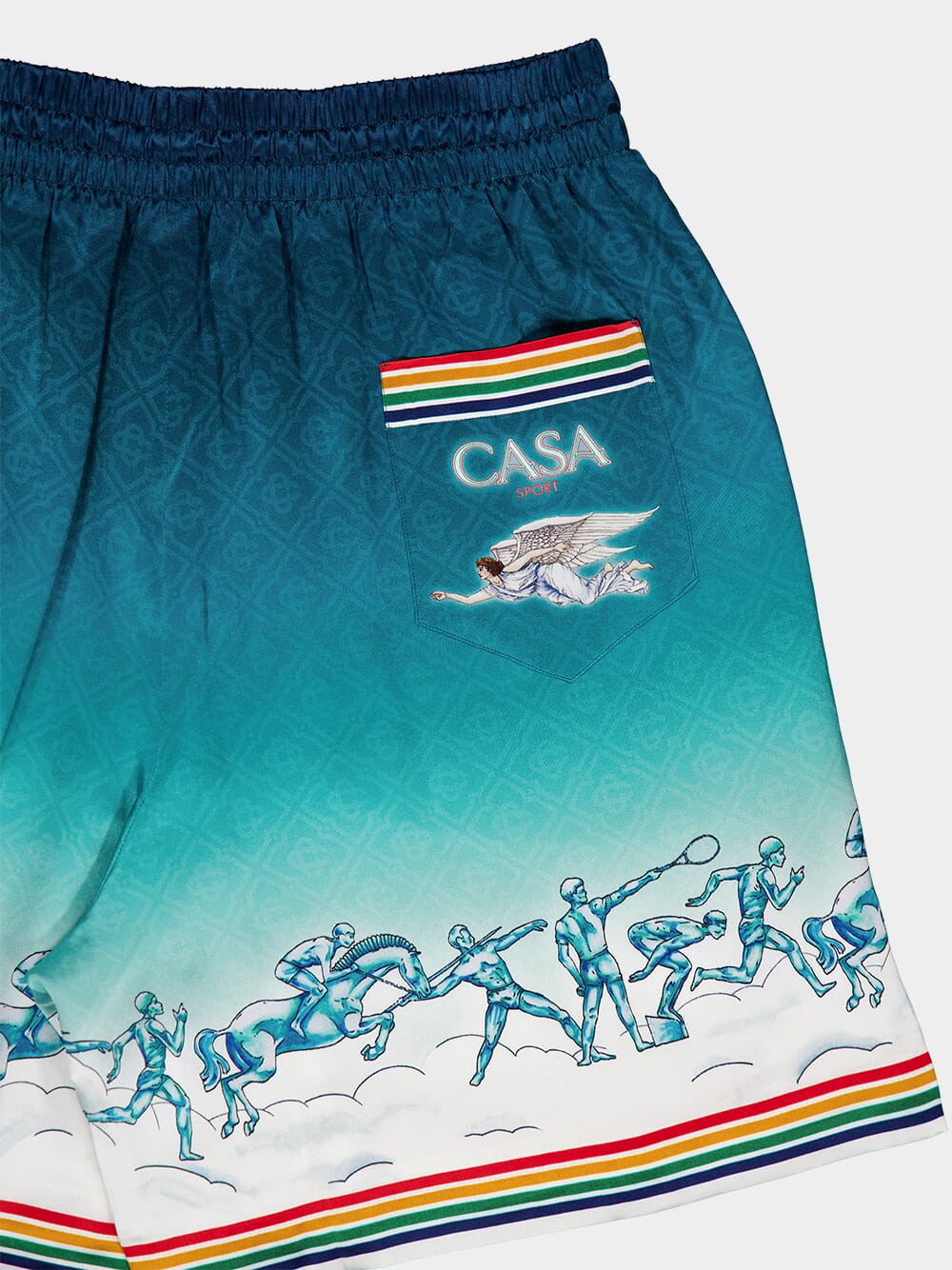 La Déesse Du Stade Silk Shorts