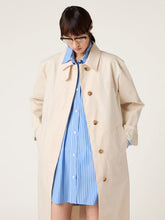 Miu Miu Sapphire Blue Striped Cotton Dress