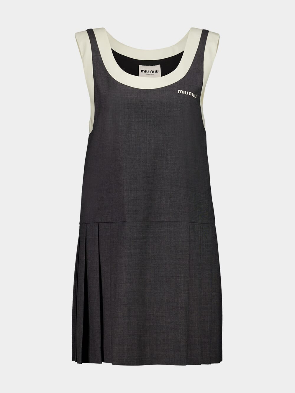 Slate Grey Grisaille Mini Dress