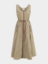 Miu Miu Argilla Midi Dress with Straps