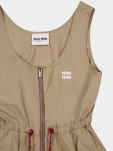 Miu Miu Argilla Midi Dress with Straps