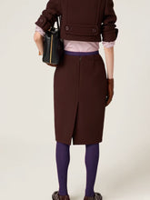 Miu Miu Cocoa Brown Pencil Skirt