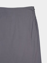 Miu Miu Iron Gray Stretch Poplin Pencil Skirt