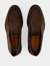 Santoni Brown Suede Detroit Desert Boots