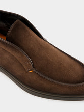 Santoni Brown Suede Detroit Desert Boots