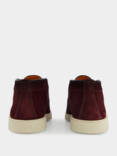 Santoni Almond-Toe Suede Boots